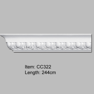 PU Cornice Molding fir Heemdekoratioun